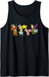 Yogi Bear Marching to the Picnic Tank Top - Black