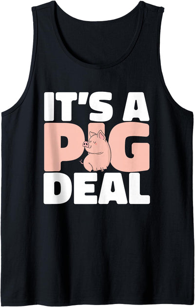 Funny Pig Lover Graphic for Women Men Kids Pig Tank Top