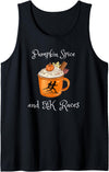 Runner Running and 5K for Fall Autumn Halloween 5K Race Running Runner Pumpkin Spice Fall Autumn Halloween Tank Top - Black