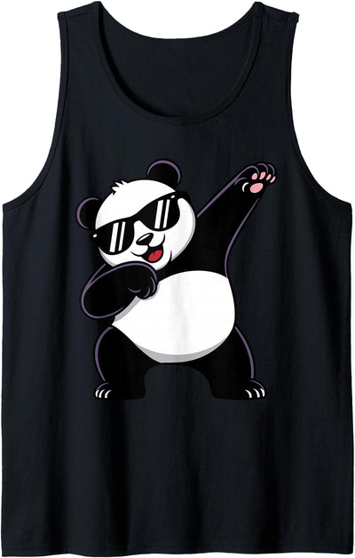 Funny Panda Art for Men Women Kids Panda Lovers Panda Bear Tank Top