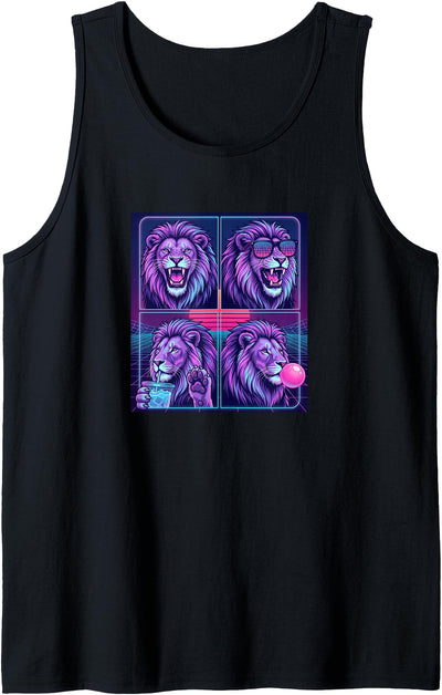 Lions Funny Lion Tank Top