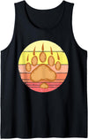 Bearpaw National Park bearpaws Papa Bear Paw Wildlife Tank Top - Black