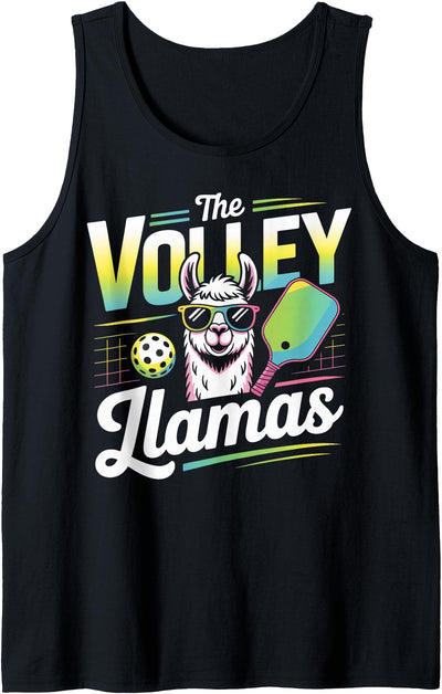 CharlIan Minds - LlamaLovers The Volley Llamas Pickleball Funny Llama Tank Top