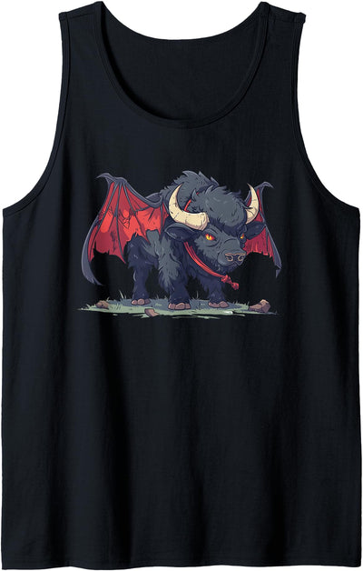 Cow Bison Halloween Bison Buffalo Tank Top