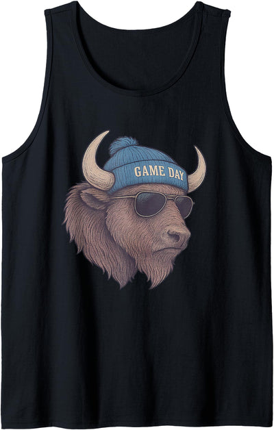 Cow Game Day Buffalo Cold Vintage Tank Top