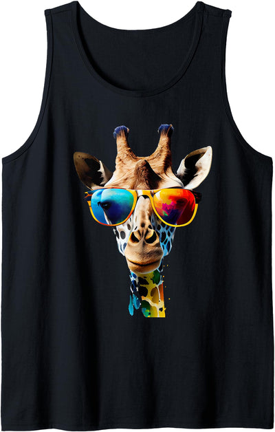 Giraffe Safari Sunglasses Gifts & Designs Giraffe Tank Top
