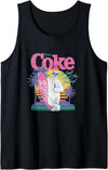 Coca-Cola Company Coca-Cola -Coke Polar Bear Summer Tank Top - Black
