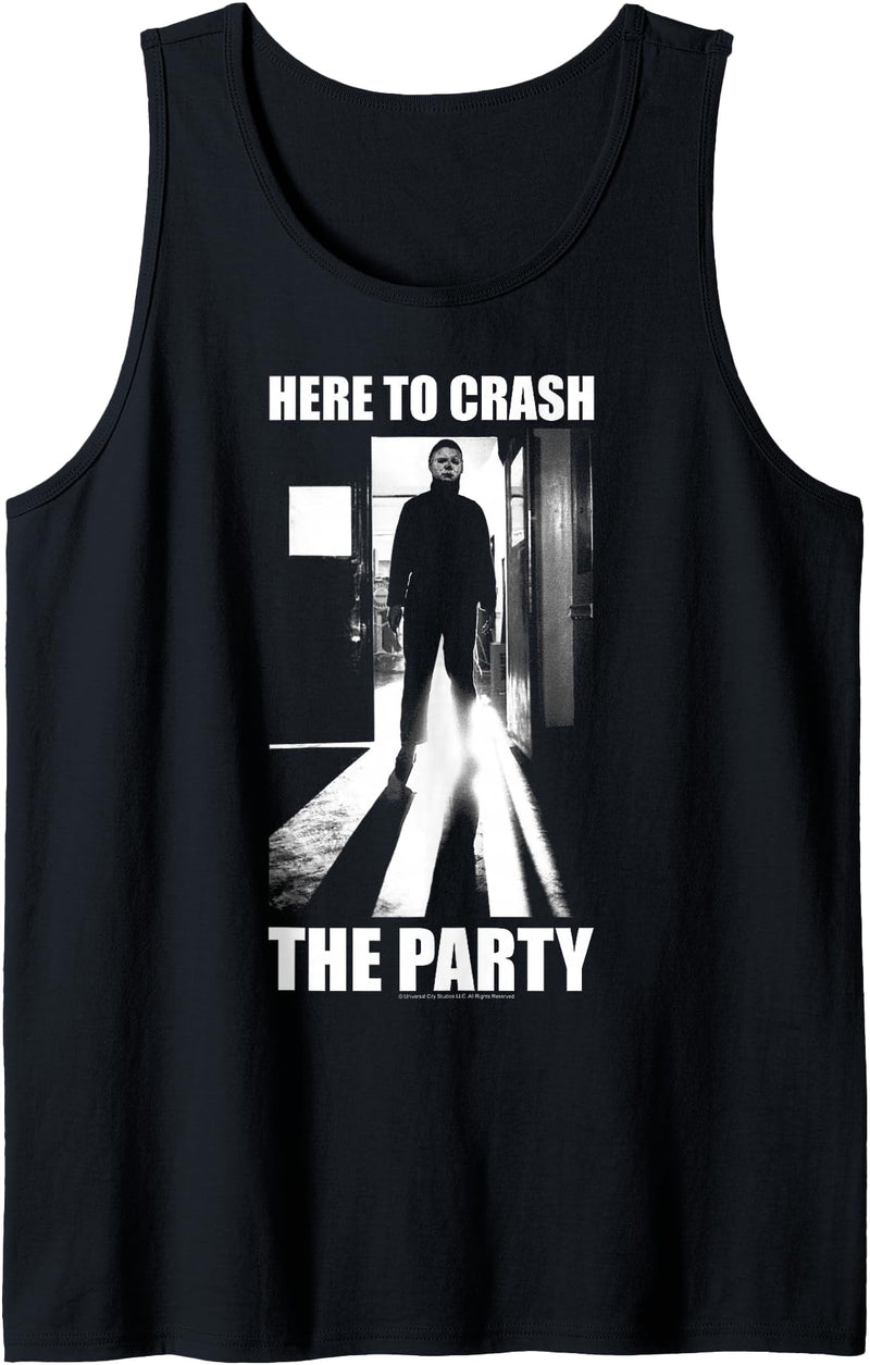 Halloween Michael Myers Here To Crash The Party Tank Top - As Pictured