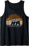Bear Gay Pride by Content Design Studio Mens Gay Men, Bear Community, Gay Bear Tank Top - Black