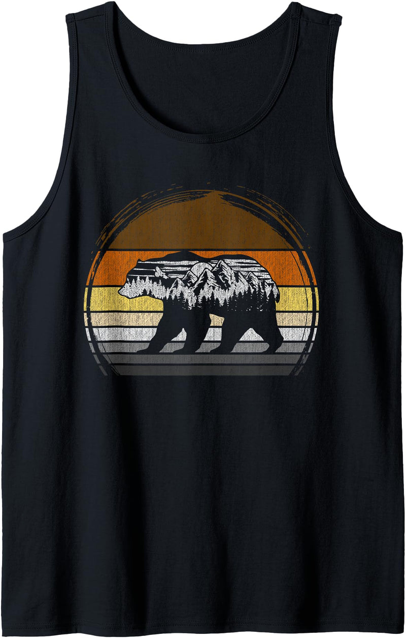 Bear Gay Pride by Content Design Studio Mens Gay Men, Bear Community, Gay Bear Tank Top - Black
