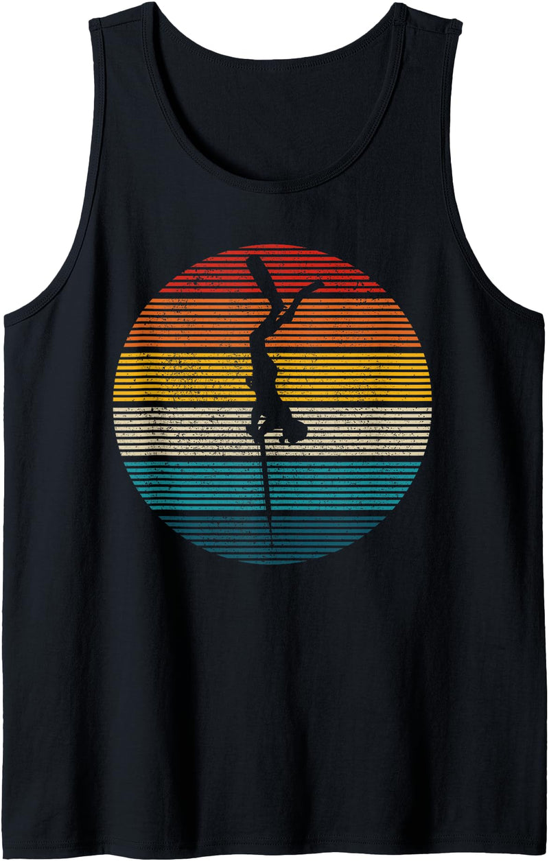 Spearfishing Apparel Co. Spearfishing Vintage Spear Fishing Fisherman Gift Tank Top - Black