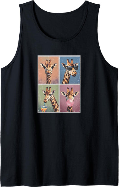 Giraffes Funny Giraffe Tank Top