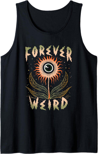 Last Gasp Graphics Forever Weird With Eyeball Plant Illustration Tank Top