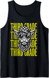3rd Grade Student Teacher First Day Of School Tees Funny Third Grade Teacher Cute Cow Back to School Students Tank Top -