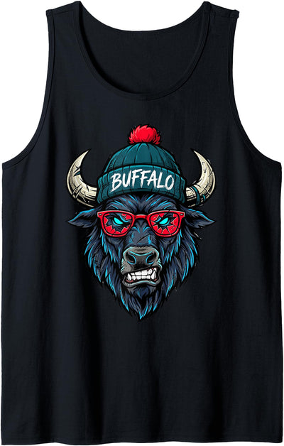 Cow Bison Animal Buffalo Tank Top