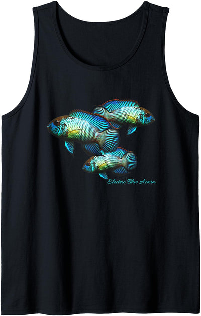 Electric Blue Acara Breeders Dwarf Cichlids Aquarium Fish Tank Top
