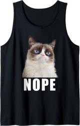 Grumpy Cat NOPE (6402) Tank Top