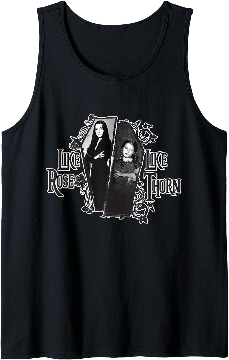 The Addams Family TV Series – Mothers Day Morticia Wednesday Tank Top - Black