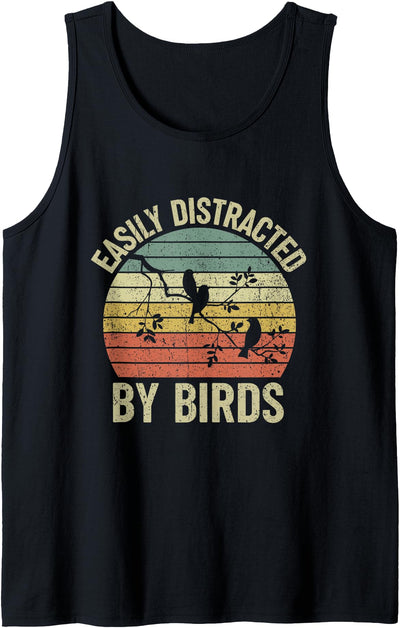Easily Distracted by Birds Tank Top