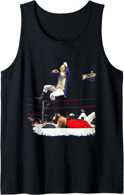 Funny George Washington Wrestling Tee Shirt George Washington Wrestling Tank Top