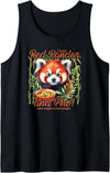 KAEDAM Gifts: Animals: Panda Bears Funny I Love Red Pandas and Pho Soup and Maybe a Few People Tank Top - Black