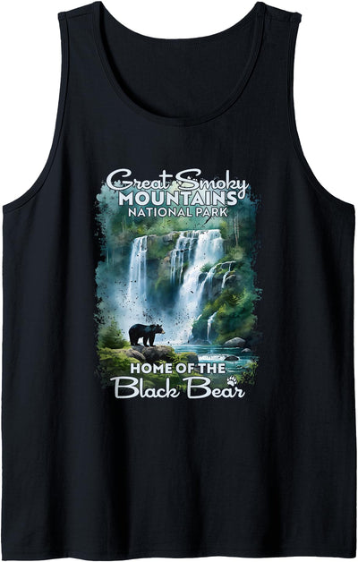 Great Smoky Mountains National Park Home Of The Black Bear Tank Top