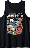 Flo Design Summerween Outfits Summerween Spooky Summer summerween party Halloween Summer Tank Top - Black