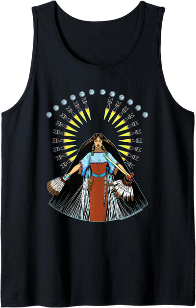 Cow Com White Buffalo Calf Woman Tank Top