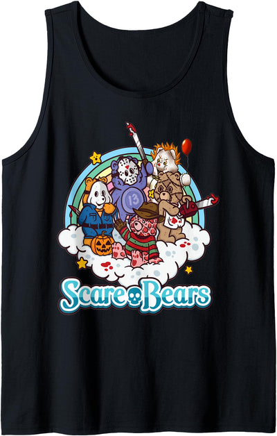 Scare Bears Halloween Party Scary Tank Top