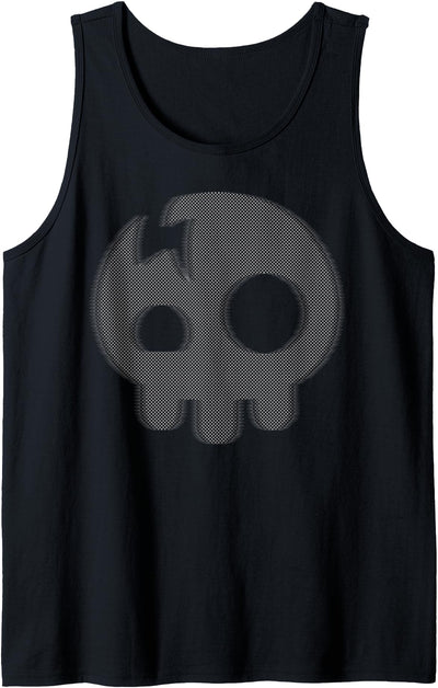 The Living Tombstone Motion Blur Skull Tank Top