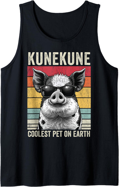 KuneKune Pig Coolest Pet On Earth, Vintage Tank Top