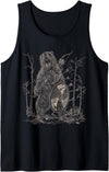 VIKINGS RISE Viking Bear Viking Axe Viking Shield Warrior T-Shirt Gift Tank Top - As Pictured