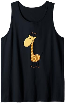 Cool Cartoon Animal Cute Giraffe Tank Top