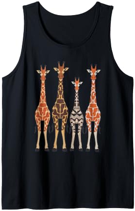Cute and Funny Giraffe for Men Women and Kids Tank Top