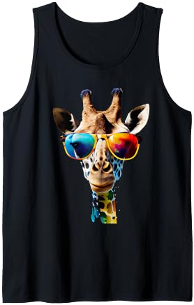 Giraffe Safari Sunglasses Gifts & Designs Giraffe Tank Top