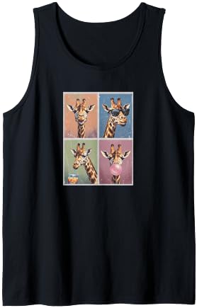 Giraffes Funny Giraffe Tank Top