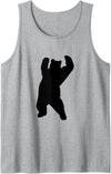 Its Drag Queen Merch Gay Black Bear LGBT Gay Pride Parade Tank Top - Heather Grey