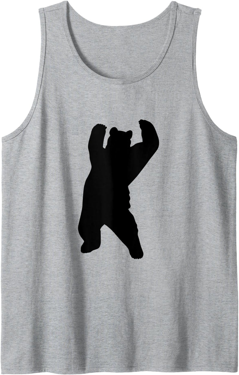 Its Drag Queen Merch Gay Black Bear LGBT Gay Pride Parade Tank Top - Heather Grey