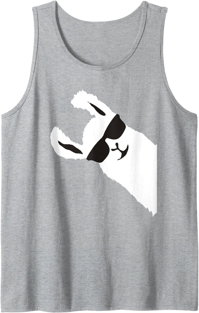 LLAMA ALPACA MEN WOMEN BOY GIRL KIDS LLAMA ALPACA Tank Top - Heather Grey