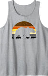 Bear Leather Cub Gay Pride 2024 LGBT Bear Dilf Mens Muscle Daddy Gay Bear & Cub Pride Tank Top - Heather Grey