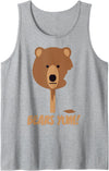 Gay Bear & Cub Woof Shirt Co Gay Woof, Grr, Growl Bears, Cubs & Otters LGBTQ Gay Pride Tank Top - Heather Grey