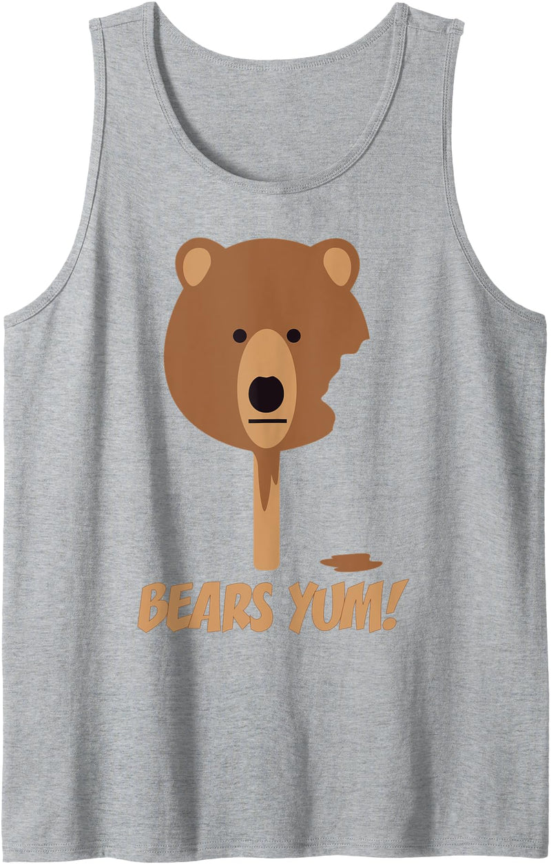 Gay Bear & Cub Woof Shirt Co Gay Woof, Grr, Growl Bears, Cubs & Otters LGBTQ Gay Pride Tank Top - Heather Grey