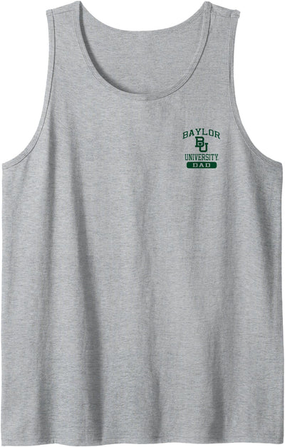 Mens Baylor Bears Dad Left Chest Officially Licensed Tank Top