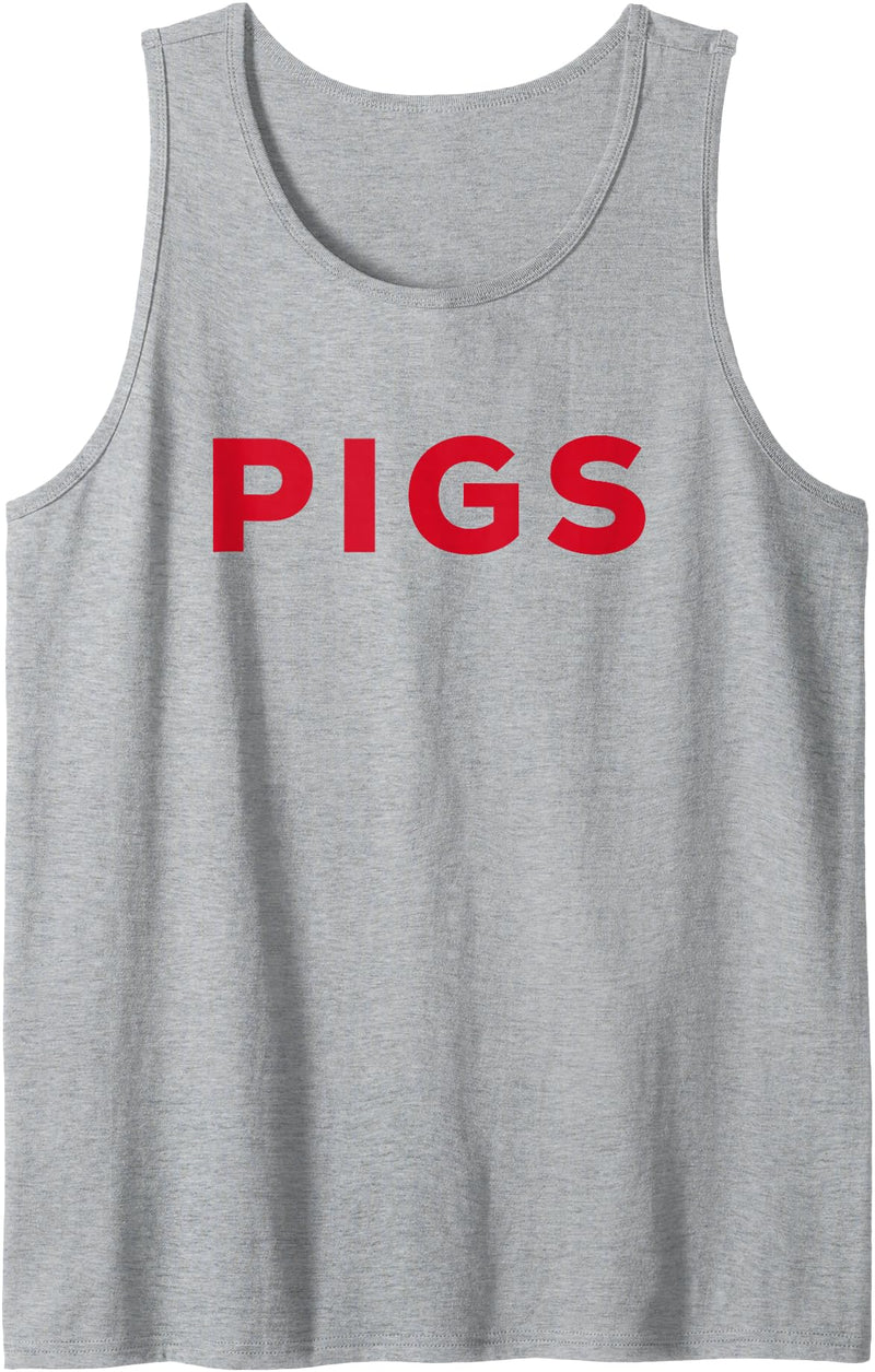 Arkansas Sports Designs PIGS Arkansas Tank Top - Heather Grey