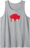 I Heart New York Shirt Buffalo 716, Vintage Tank Top - Heather Grey