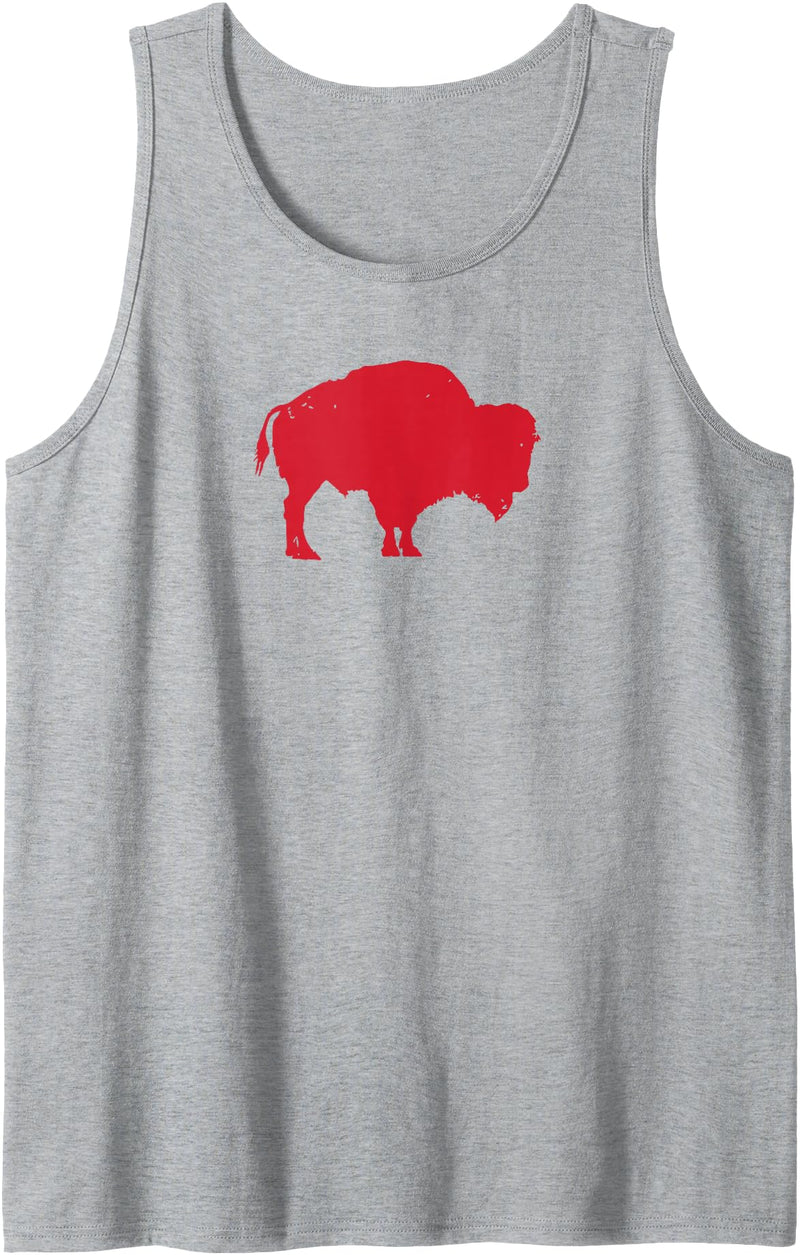 I Heart New York Shirt Buffalo 716, Vintage Tank Top - Heather Grey