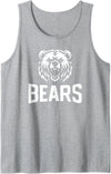 Utopia Sport Mascots Shop Bears Mascot 2 for Players and Fans Tank Top - Heather Grey