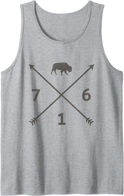 Buffalo Souvenirs Bflo Wny Buffalo New York Area Code 716 Tank Top