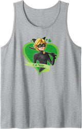 Miraculous Ladybug Valentine's Day Love from Cat Noir Tank Top