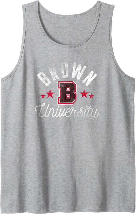 Campus Lab Brown University Bears Logo Tank Top - As Pictured